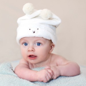 Baby boy with cute hat